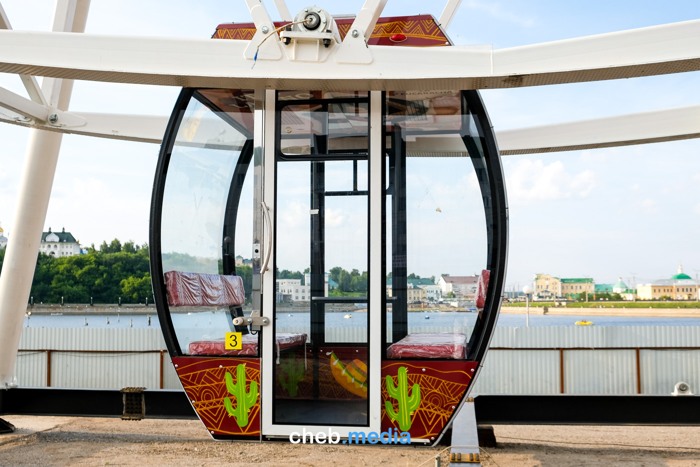 Колесо обозрения на заливе планируют запустить ко Дню города – 55 метров не будет